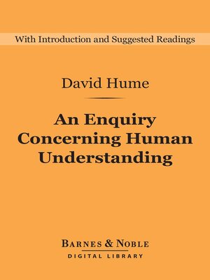 cover image of An Enquiry Concerning Human Understanding (Barnes & Noble Digital Library)